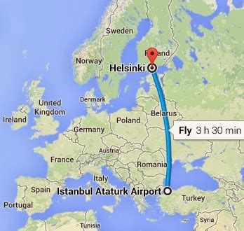 Finlandiya türkiye uçakla kaç saat